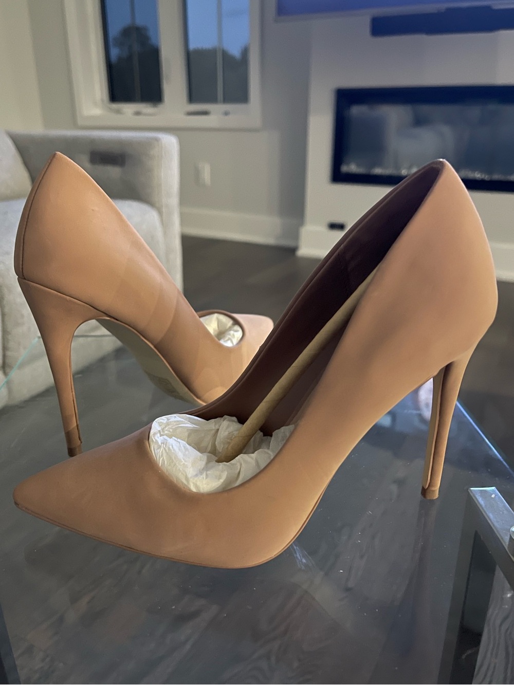 *NEW* Women’s Call It Spring Classic Pointed Toe Stiletto Pumps in Nude size 6.5